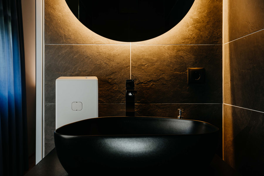 Genius scented bathroom installation